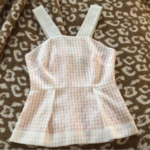 Anthropologie Maeve Peplum Tank Top Blouse